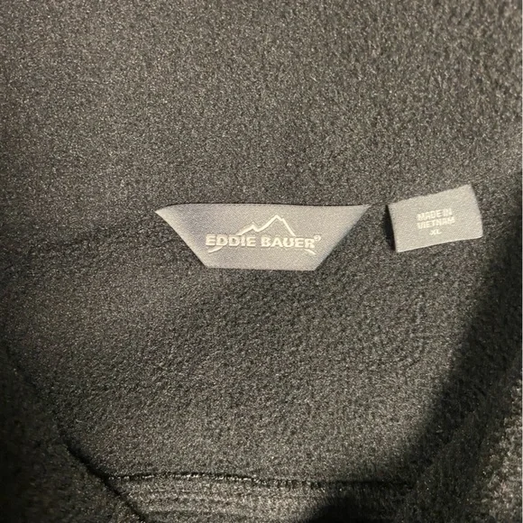 Eddie Bauer Black Fleece Pullover - Picture 2 of 2